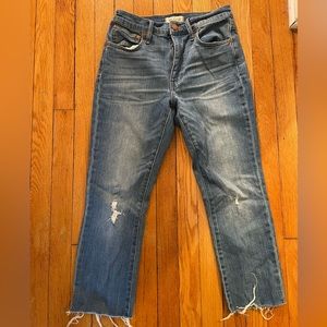 Madewell High rise slim crop boy jean - 24